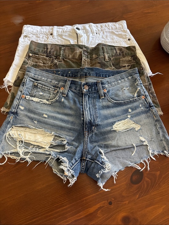 Denim & Supply Ralph Lauren Pants - Denim & Supply Ralph Lauren Distressed Denim Cutoff Shorts -